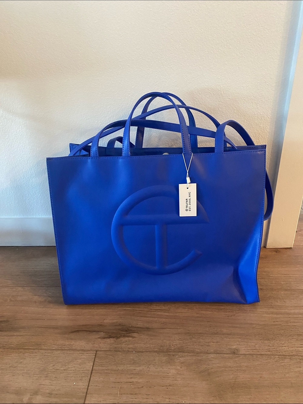Telfar Royal Blue Large Shopping Tote